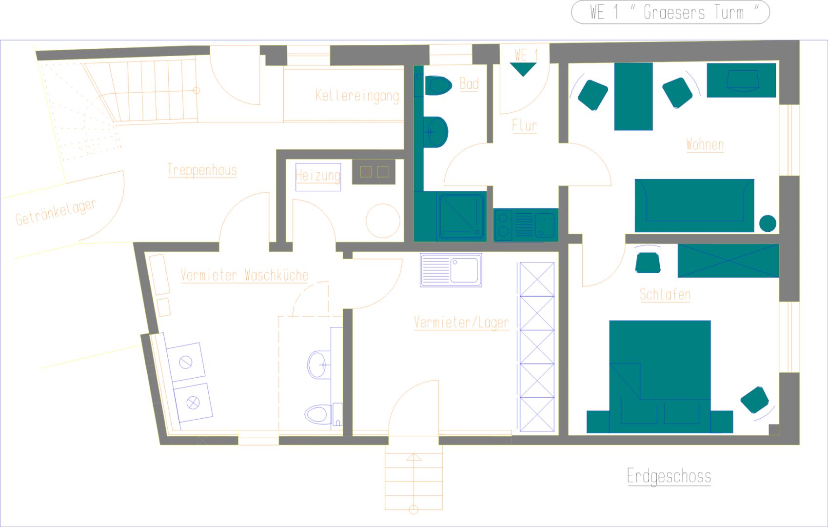 Allplan 2004 - Mauergasse 1 - EG